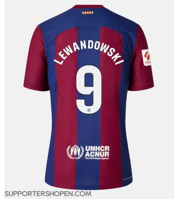 Barcelona Robert Lewandowski #9 Hemma Matchtröja 2023-24 Kortärmad